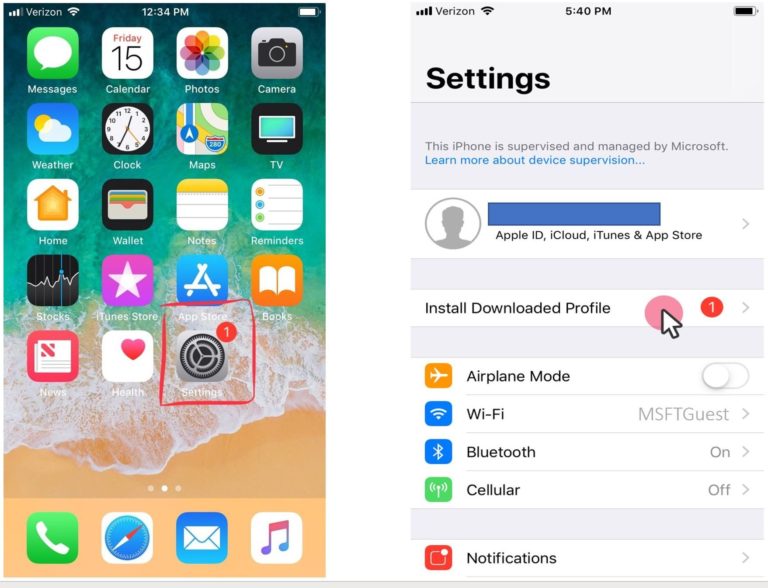 Enabling mobile device management on iOS devices - Rutgers Connect