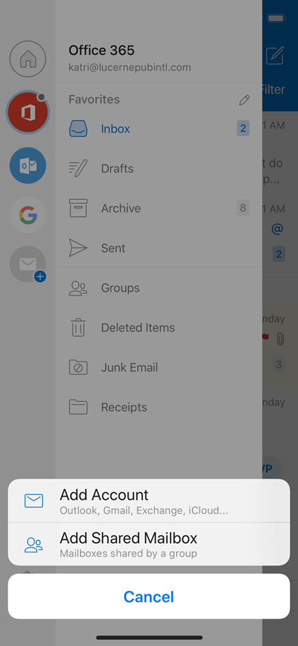 Shared Inbox Mobile Setup Android And Ios Rutgers Connect