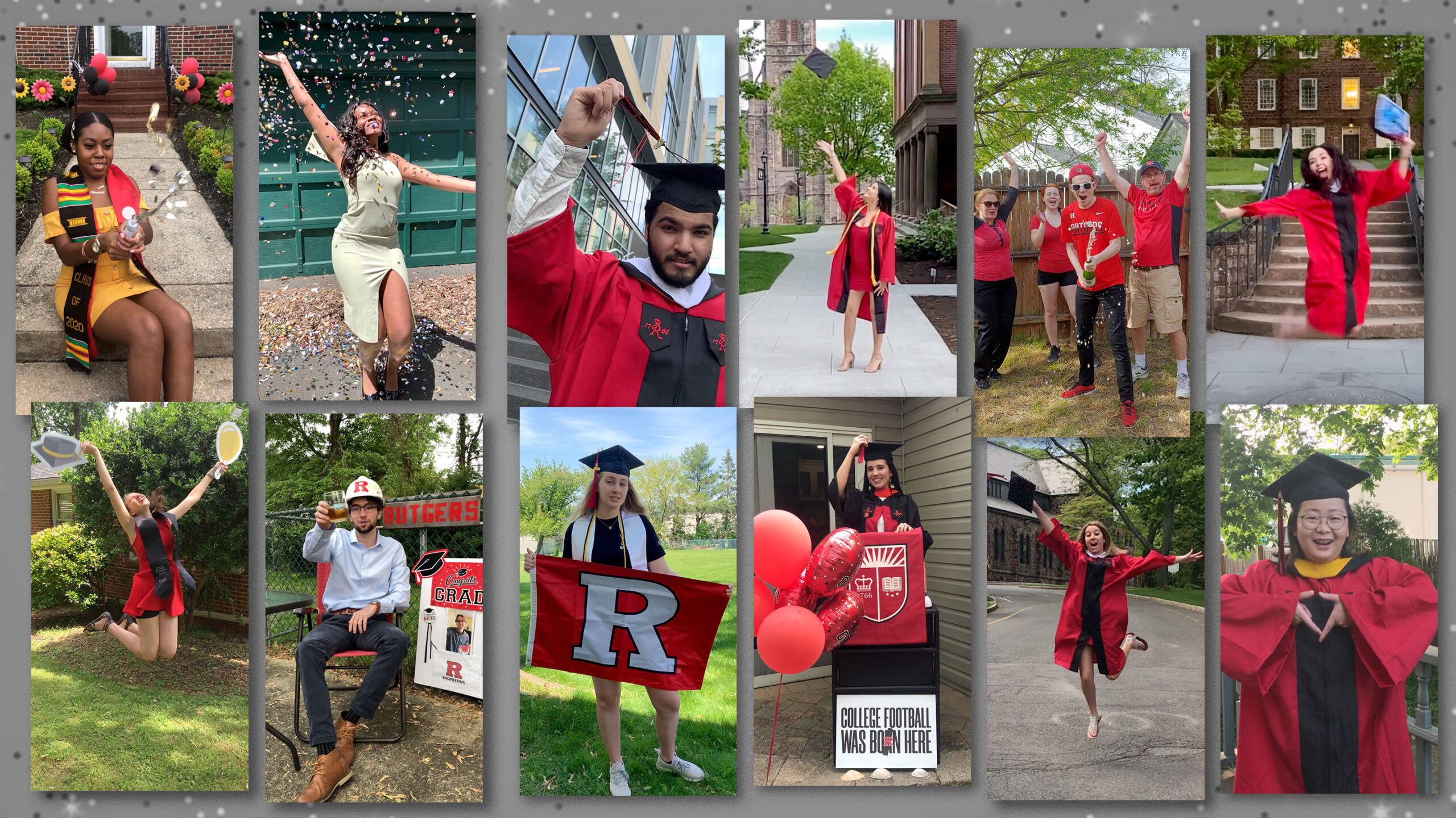 Picture of graduating students from Rutgers