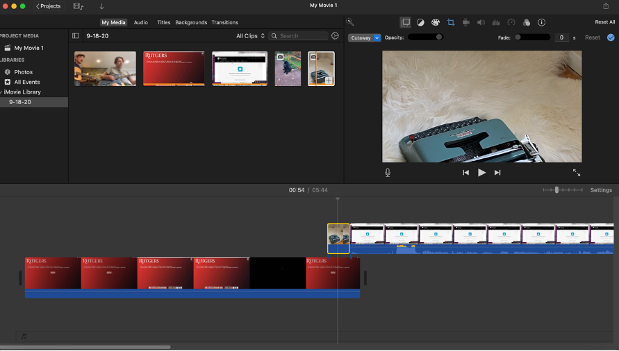 imovie for mac 10.5 8