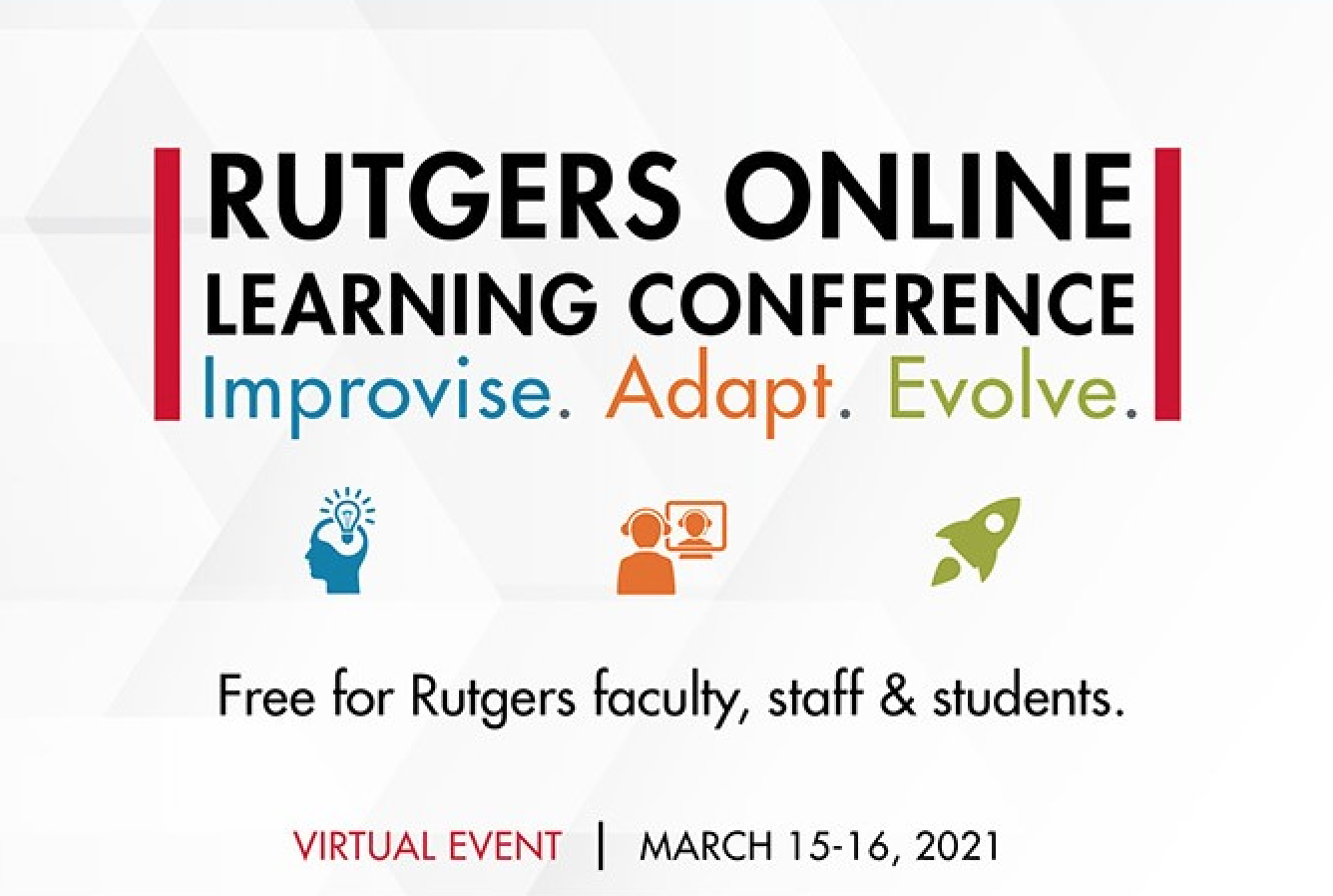 Register for the Rutgers Online Learning Conference