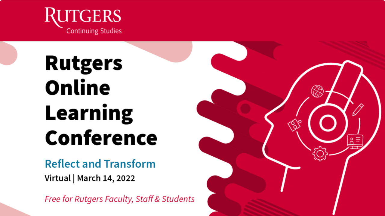 Registration open for Rutgers Online Learning Conference