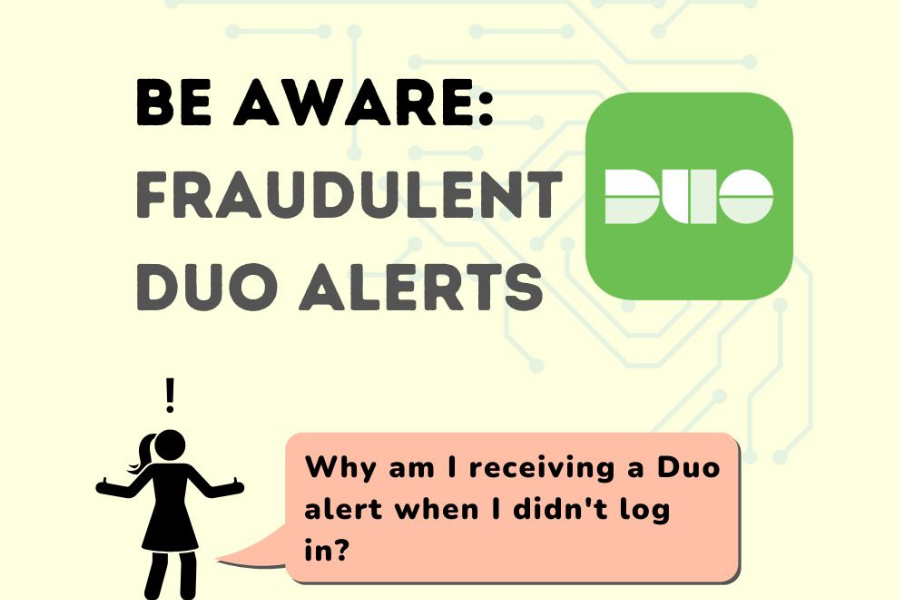 Infographic: Be aware of fraudulent Duo alerts