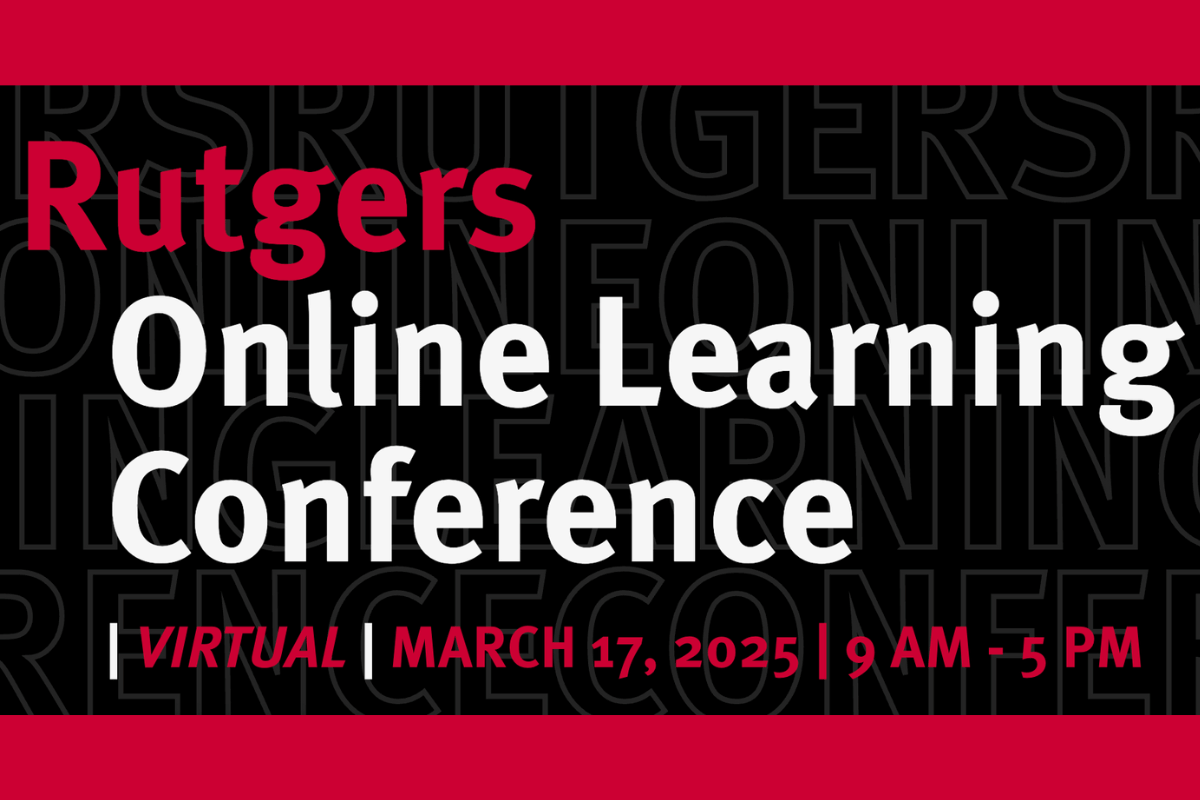 Rutgers Online Learning Conference is open for registration