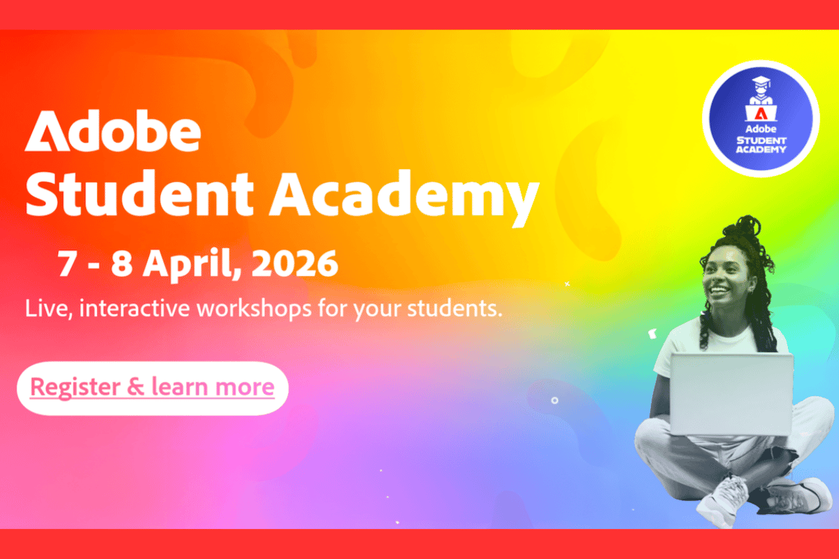 Students: Register for Adobe’s April 7–8 design sessions