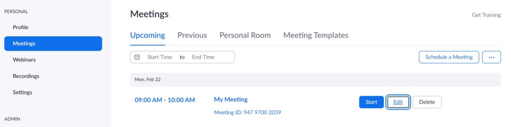how to create a zoom meeting link